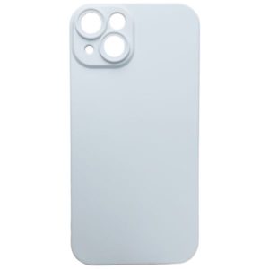 Matt TPU case protect lens for iPhone 14 White