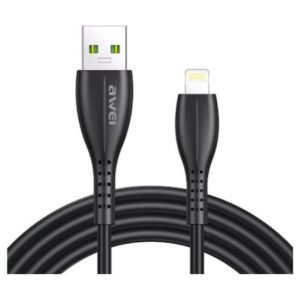 Awei CL-115L USB 2.0 Cable Lightning - USB-A male Μαύρο 1m