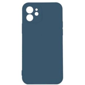 Matt TPU case protect lens for iPhone 12 dark blue