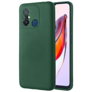 Matt TPU case protect lens for Xiaomi Redmi 12C forest green