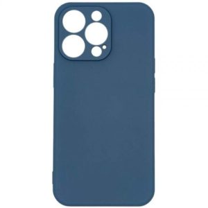 Matt TPU case protect lens for iPhone 12 Pro dark blue