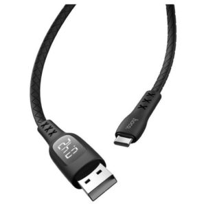 Hoco Regular USB 2.0 to Type-C Μαύρο 1.2m (Sentinel)