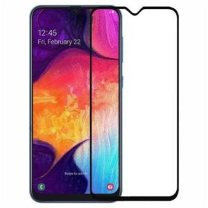 Full Glue Tempered Glass 5D for Samsung Galaxy A41 black frame