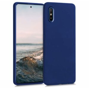 Matt TPU case for Xiaomi Redmi 9A/ 9AT/ 9i dark blue