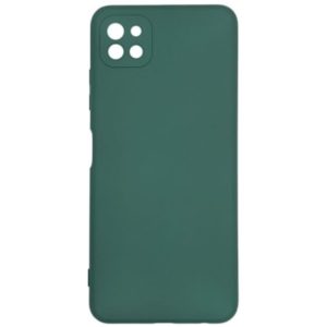 Silicon case protect lens Samsung Galaxy A22 5G forest green