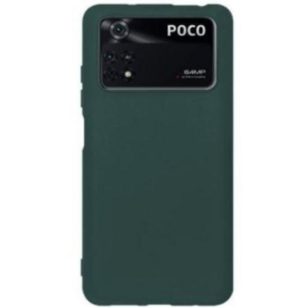 Matt TPU case for Xiaomi Poco M4 Pro 4G forest green