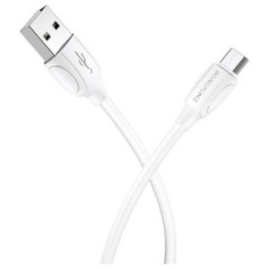 Borofone BX19 Benefit USB σε Micro USB 2.4A 1μ Λευκό