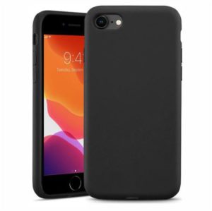 Matt TPU case for iPhone SE 2020/8/7 Μαύρο