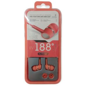 Elmcoei earphones EV-188 jack 3,5mm Orange