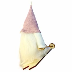 Χριστουγεννιάτικο Στολίδι Gnome σκιερ 17cm
