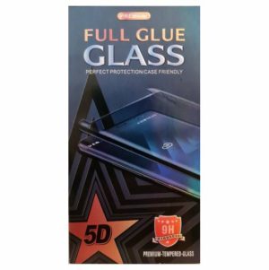Full Glue Tempered Glass 5D for Samsung Galaxy A21s black frame