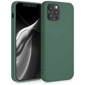 Matt TPU case for iPhone 12 / 12 Pro forest green