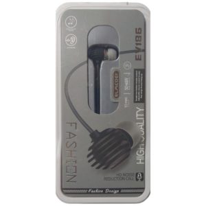 Elmcoei earphones EV-186 jack 3,5mm Black