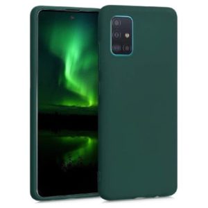 Matt TPU case for Samsung Galaxy A03s forest green