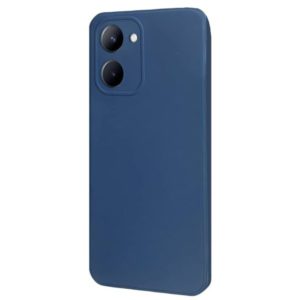 Matt TPU case protect lens for Realme C33 dark blue