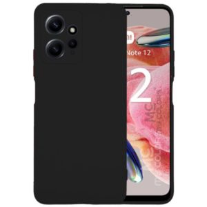 Silicon case protect lens for Xiaomi Redmi 12 4G black