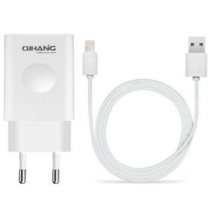 Qihang Z46 Wall Adapter USB & USB-C Cable Super Fast Charger 22.5W Λευκό