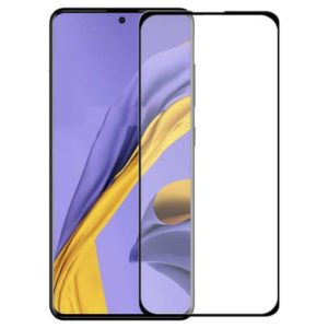 Full Glue Tempered Glass 5D for Samsung Galaxy A51 black frame