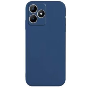 Matt TPU case protect lens for Realme C55 dark blue