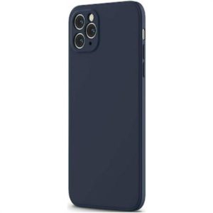 Silicon case protect lens for iPhone 11 Pro Max dark blue