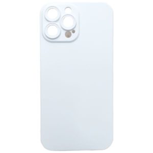 Matt TPU case protect lens for iPhone 13 Pro Max White