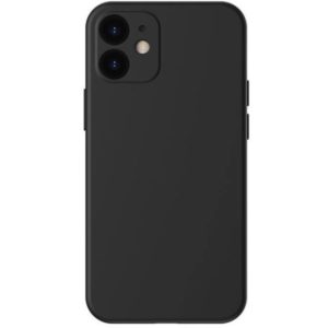 Silicon case protect lens for iPhone 12 Mini black