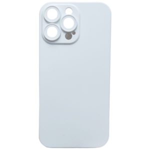 Matt TPU case protect lens for iPhone 14 Pro Max White
