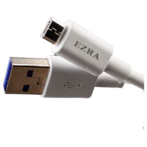 Ezra Regular USB 2.0 to micro USB Cable Λευκό 1m (DC72)