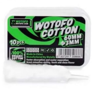 Wotofo Xfiber Cotton for Profile 3mm (10τμχ)