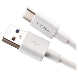 Ezra DC72 USB 2.0 Cable USB-C male - USB-A male Λευκό 1m