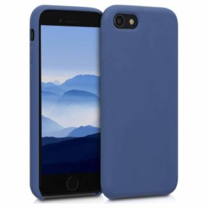 Matt TPU case for iPhone SE 2020/8/7 dark blue