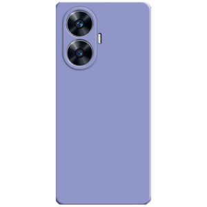 Matt TPU case protect lens for Realme C55 Purple