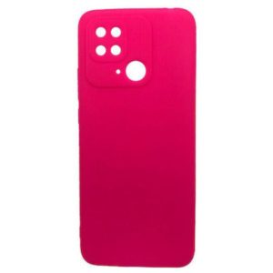 Matt TPU case protect lens for Xiaomi Redmi 10C Hot Pink