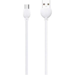 Awei CL-62 Regular USB 2.0 Cable USB-C male - USB-A male Λευκό 1m