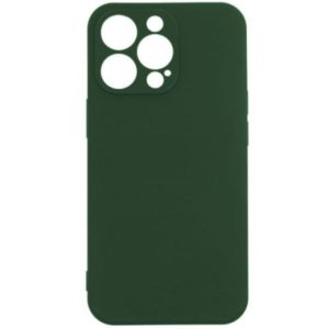 Matt TPU case protect lens for iPhone 12 Pro forest green