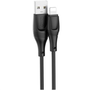 XO cable e NB238 USB - Lightning 3,0 m 2A black