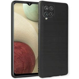 Matt TPU case protect lens for Samsung Galaxy A12 black