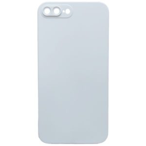 Matt TPU case protect lens for iPhone 7 Plus / 8 Plus white