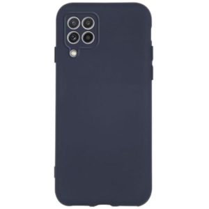 Silicon case protect lens for Samsung Galaxy A22 4G dark blue