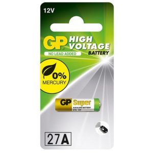 GP Batteries High Voltage Αλκαλικές Μπαταρίες A27 12V (1τμχ)