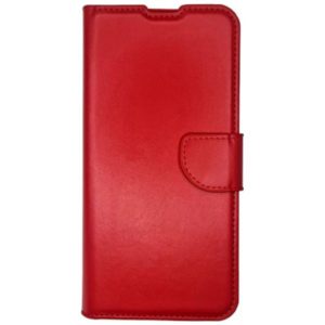 Smart Wallet case for Realme C55 Red