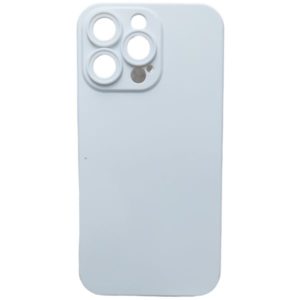 Matt TPU case protect lens for iPhone 13 Pro White