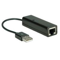 ROLINE VALUE 12.99.1107RW USB A 2.0 MALE CABLE ADAPTOR TO ETHERNET 10/100 CONVERTER ADAPTER
