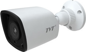 TVT TD-7421AS21 AHD Camera Bullet 2.8mm IP IR 20m External Metallic 1080p 2Mpx Wired White Κάμερα Ενσύρματη Εξωτερική
