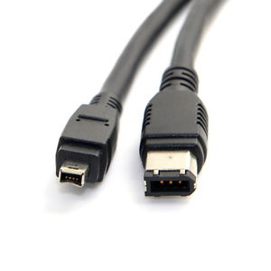 CABLE FIREWIRE 1394 4P MALE TO 6P MALE 1.8m CABLE-271