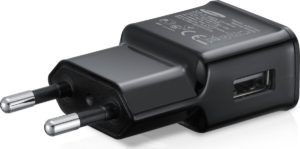 SAMSUNG ETAU90EBE ORIGINAL AC 1 X USB 5V 2Am POWER SUPPLY CHARGER BLACK ΑΥΘΕΝΤΙΚΟ ΤΡΟΦΟΔΟΤΙΚΟ ΜΑΥΡΟ