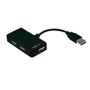 USB 2.0 HUB 4 PORT BLACK APPROX HTRAVELBK