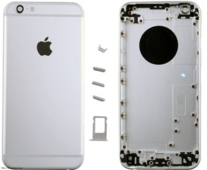 Καπάκι Μπαταρίας Ασημί iPhone 6S Battery Cover Silver i6S
