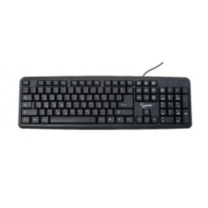 Keyboard Wired Black Usb Full Size 104 Keys Neural Gear NG-KBU103-GR English-Greek Πληκτρολόγιο Ενσύρματο Μαύρο Ελληνικό