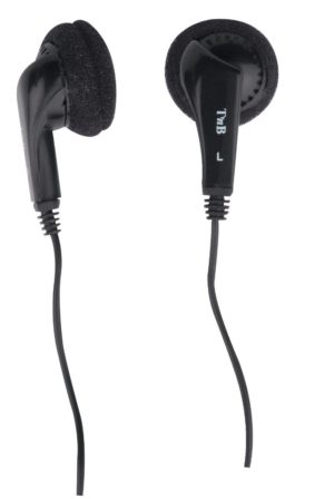 EARPHONES MINI GOLD 3.5 TNB BLACK CS01 CS02 (PC/MP3)